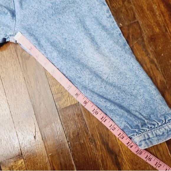 Vintage 80s 90s Lee Jeans Girls Denim Overalls Cottagecore Retro 4T - Picture 9 of 11